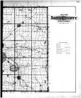 Dane County Map - Right, Dane County 1890